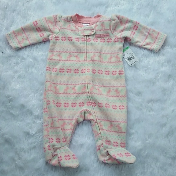 🆕NWT:Newborn Footed Pajamas - Picture 5 of 7